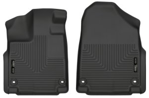Honda Odyssey Floor Liners - Front - Husky Liners - WeatherBeater - Black - `18-`23